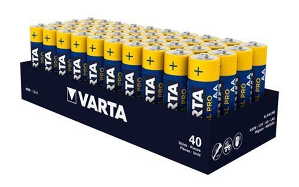 Batteri alkaliskt 1,5V LR6/AA, Varta - Varta