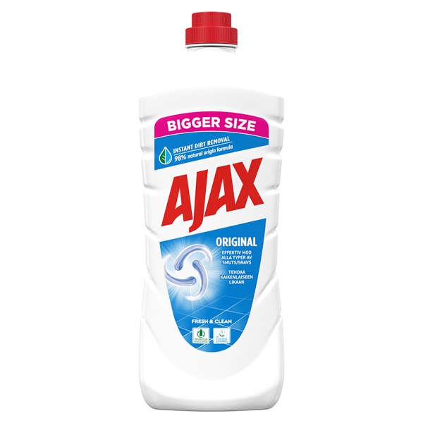 Allrengöringsmedel Ajax original, 1,5L parf pH=6,5 - Ajax