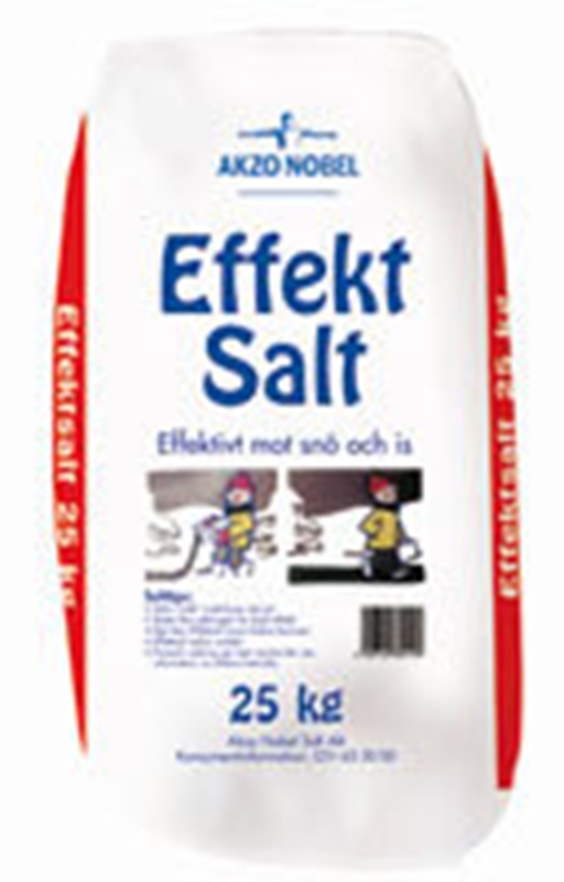 Salt för halkbekämpning 25kg, Akzo Nobel Effektsalt Tösalt