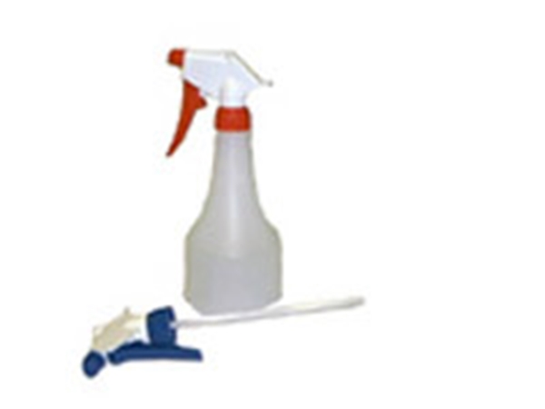 Sprayflaska/ Duschflaska, Bele ergonomisk 0,65L röd