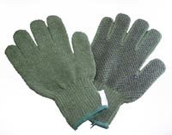 Handske arbets med pvc-noppor, stl 10 med PVC noppor