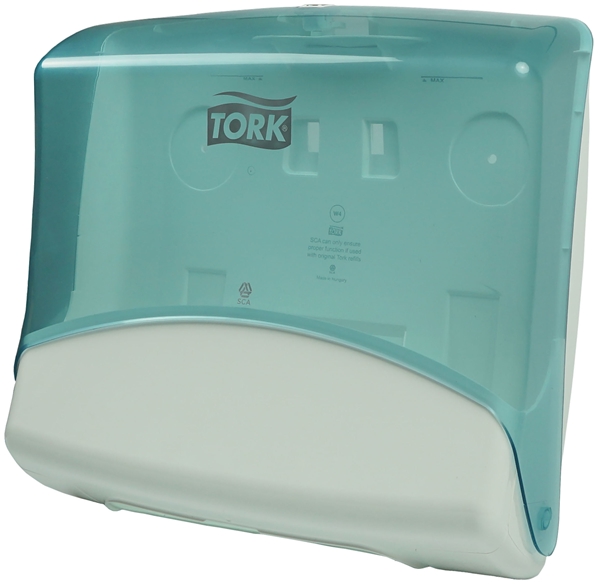 Dispenser Top-Pak W4, Tork Performance Vit/turkos - 1