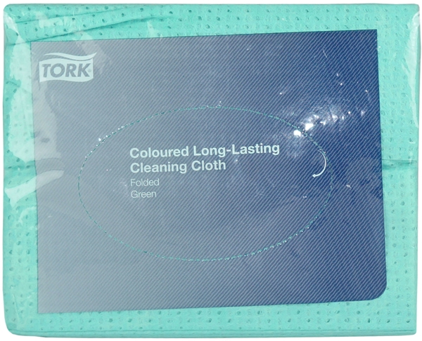 Torkduk färgkodad W8, 30x38cm grön Tork Premium - Tork - 3