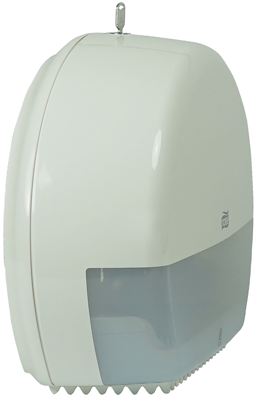 Dispenser toalettpapper T2, Tork Mini Jumbo vit plast - 2