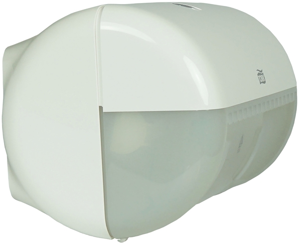 Dispenser toalettpapper T4, Tork Toilet Twin vit plast - Twin - 2