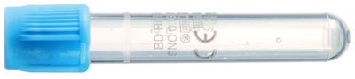 Vakuumrör BD Vacutainer transparent etikett, 5/2,7ml Na-Citrat 3,2% ljusblå