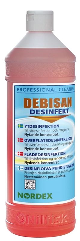 Ytdesinfektion smuts Debisan, 1000ml vattenspädbar