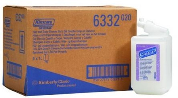 Tvål flyt hår-och kropp 6332, 1000ml parfym Kimberly-Clark