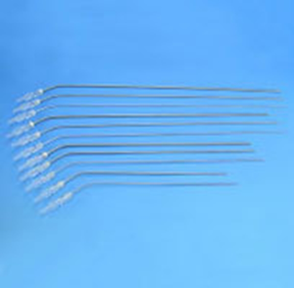 Metallsug Bronkoskopi med vaccumkontroll, 3,0x500mm transparent handtag