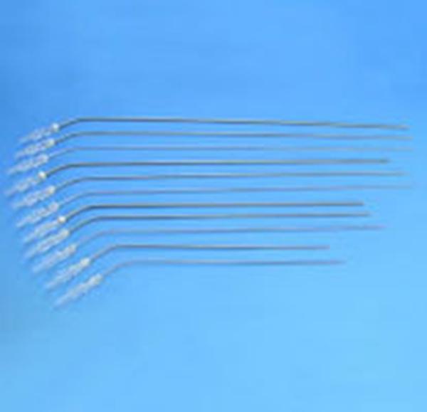 Metallsug Bronkoskopi med vaccumkontroll, 3,0x550mm transparent handtag