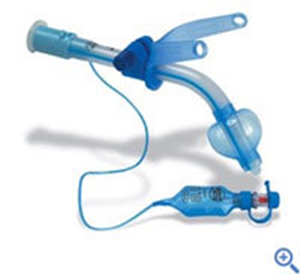 Trakealkanyl Portex Blue Line, 9,0 m kuff justerbar