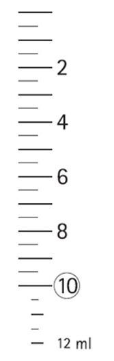 Spruta luerlock 3komp KD-Ject, 10ml grad 0,5ml centrerad - KD-Ject III - 2
