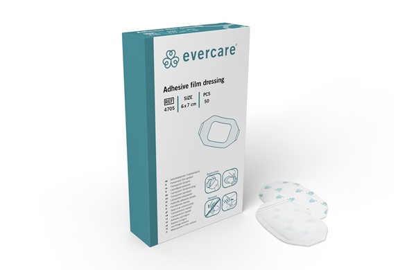 Sårfilm evercare, 6x7cm m ram - evercare® - 1