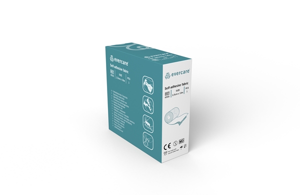 Fixeringshäfta nonwoven evercare, 2,5cm10m - evercare® - 2