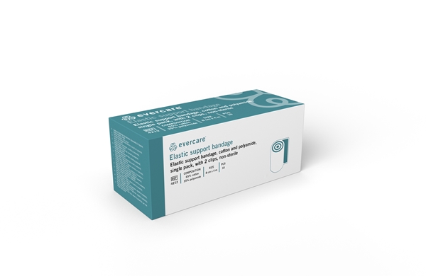 Stödbinda evercare, 8cmx4m bom/poly cellof clip - evercare® - 2