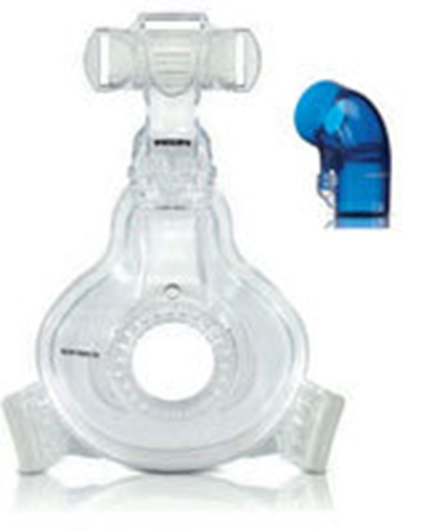 Ventilatormask AV531, L m CapStrap std knärör