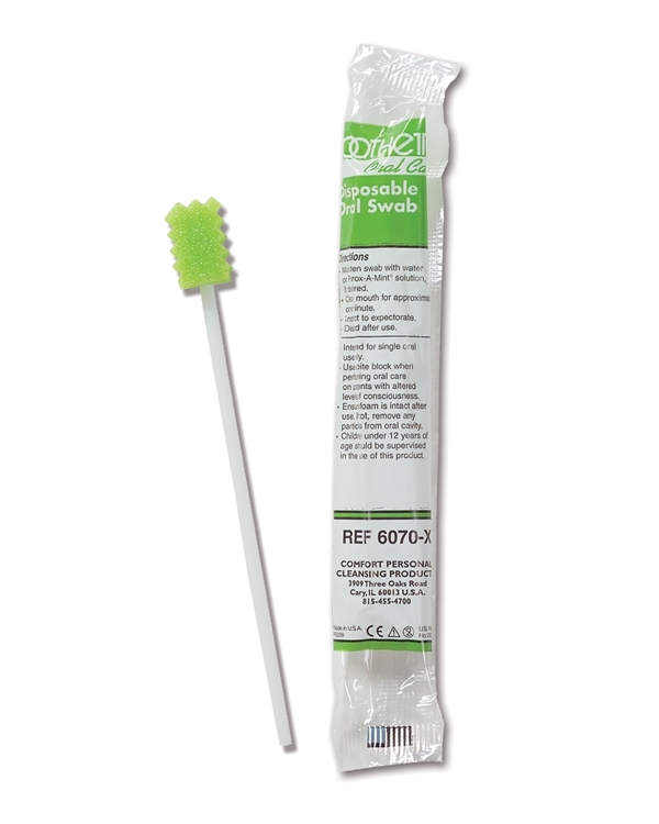 Munsvabb Toothette torr, 13cm grön m natriumbikarbonat