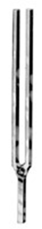 Stämgaffel utan dämpare Hartmann, C128, tysk