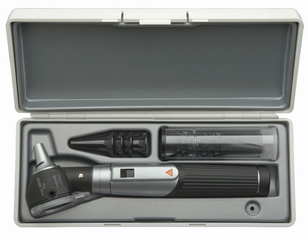 Otoskop HEINE mini 3000 F.O.  , batterihandtag set etui