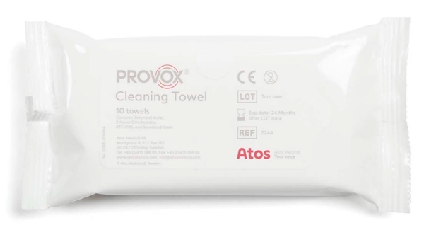 Provox CleaningTowel, Rengöringsservett  alkohol