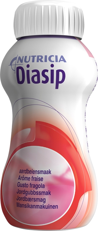 Diasip, 4x200ml jordgubb