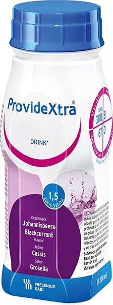ProvideXtra DRINK, 4x200ml svarta vinbär