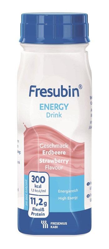 Fresubin energy DRINK, 4x200ml jordgubb