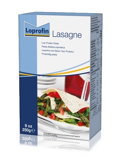 Loprofin Lasagne glutenfri, 1x250g lågprotein
