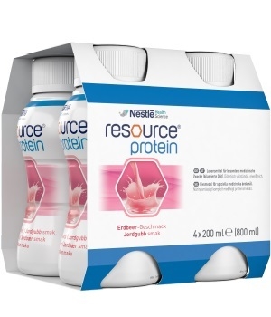 Resource Protein , 4x200ml jordgubb - 2