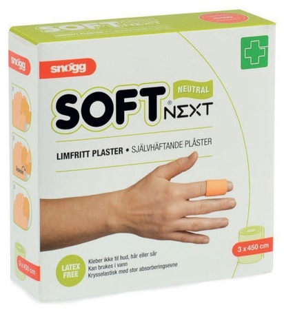 Fingerskumförband Snögg Soft Next, 3x450cm beige - Soft Next