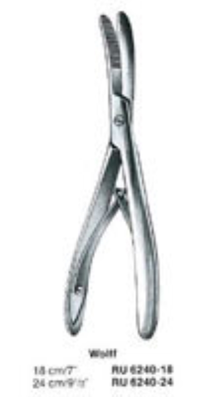 Tång för gips "anknäbb", 24cm