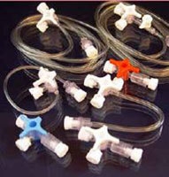 3-vägskran Connecta, utan slang u inj port 2 färgk