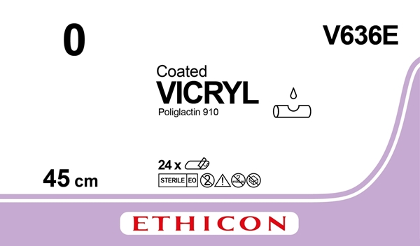 Sutur Vicryl G-0 V636E, suturpack - Vicryl