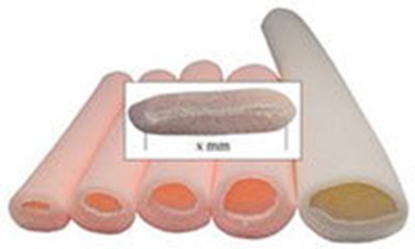 Tubifoam dubbel, Ø25mm 25cm DX