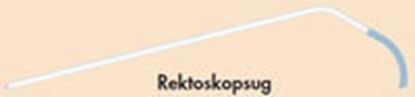 Rektoskopsug M0600, 2,0m slang sugset