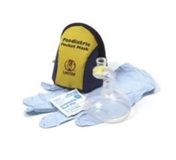 Pocketmask barn Laerdal, backventil och filter