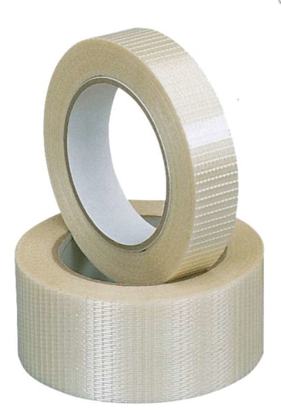 Tejp korsarmerad, glasfiber, 50mmx50m