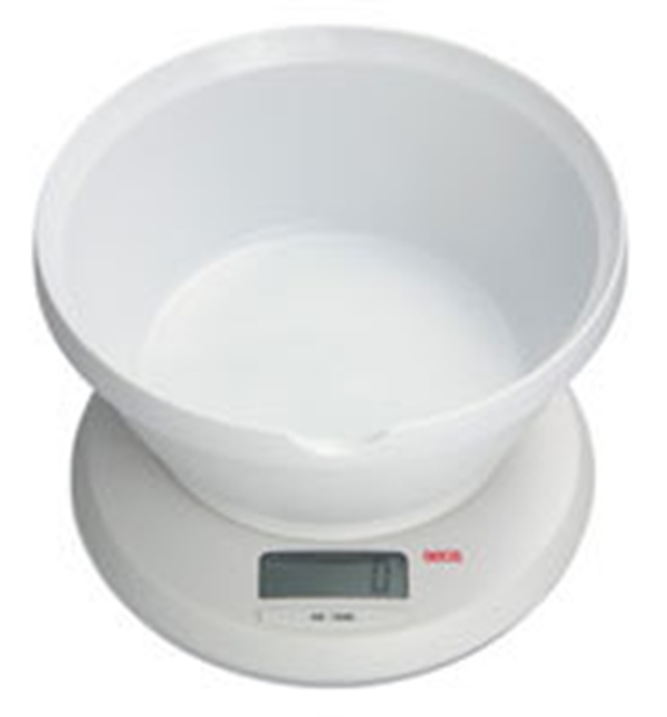 Våg bordsmodell Seca 852, 3kg/1g för kompresser/blöjor