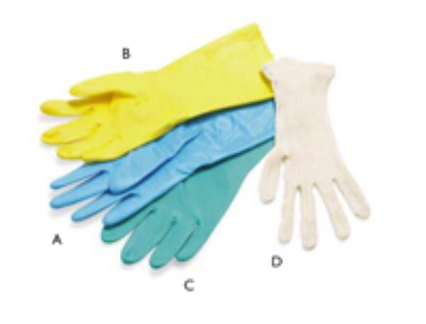 Handske hushåll nitril, 7 (S)