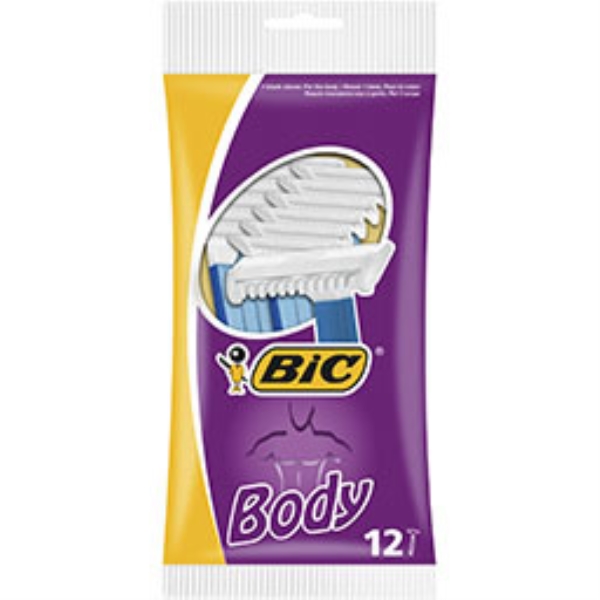 Rakhyvel BIC Body, enkelt blad blå - Bic