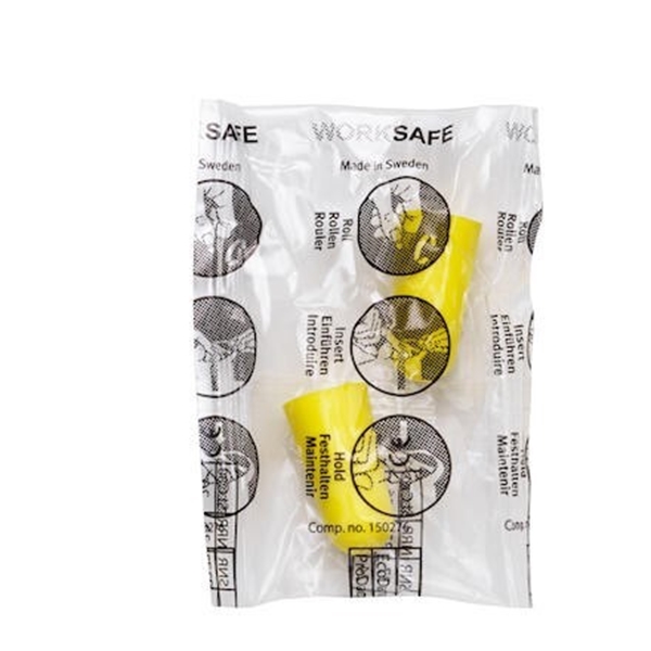 Öronpropp EcoDamp L Worksafe, Soft fit gula 200par/fp - MOLDEX - 2