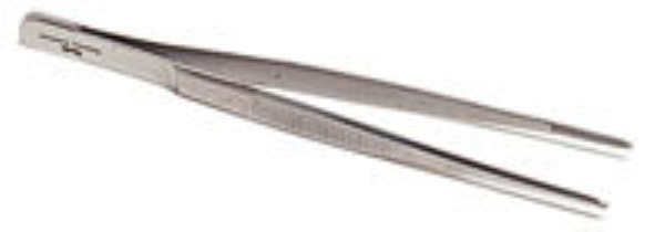 Pincett rak rund spets, 11,5cm