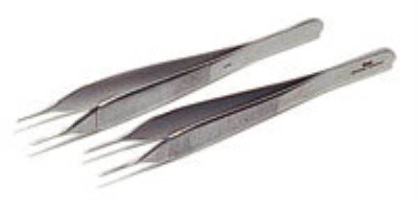 Pincett Ewald rak, 12cm