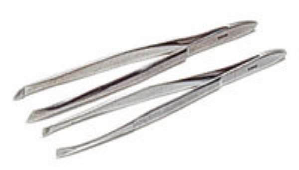 Pincett ciliar sned spets, 9cm