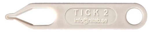 Fästingplockare Tick 2, Plast styckförpackad