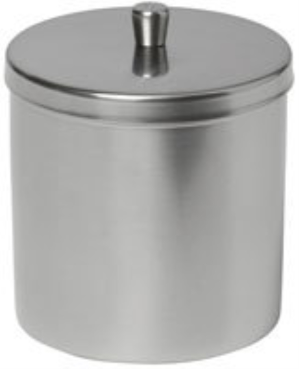 Burk med lock rfr, 12x12cm