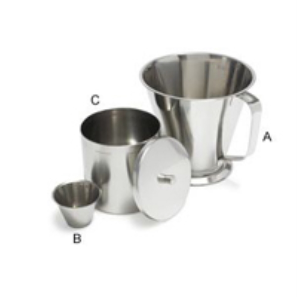 Burk med lock rfr, 20x20cm