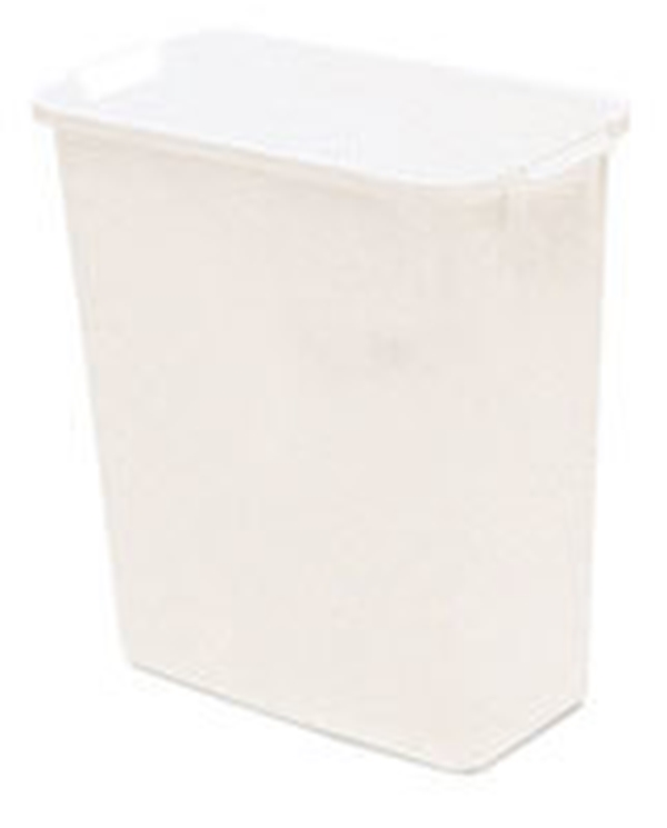 Papperskorg till brits plast, 60L vit