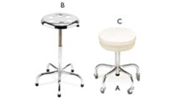 Dyna till op-pall, vit galon