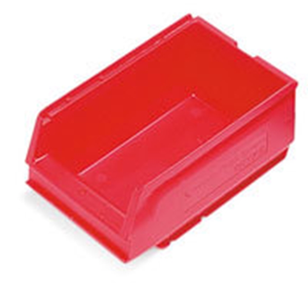 Förrådsback röd 0,2L, 96x105x45mm